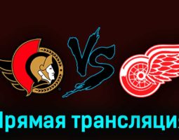 Оттава Сенаторз — Детройт Ред Уингз 21 октября 2023 года прямая трансляция