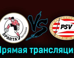 Спарта — ПСВ Эйндховен 8 октября 2023 года прямая трансляция