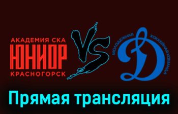Академия СКА-Юниор — МХК Динамо М 25 ноября 2023 года прямая трансляция