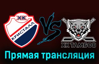 Кристалл — ХК Тамбов 20 ноября 2023 года прямая трансляция