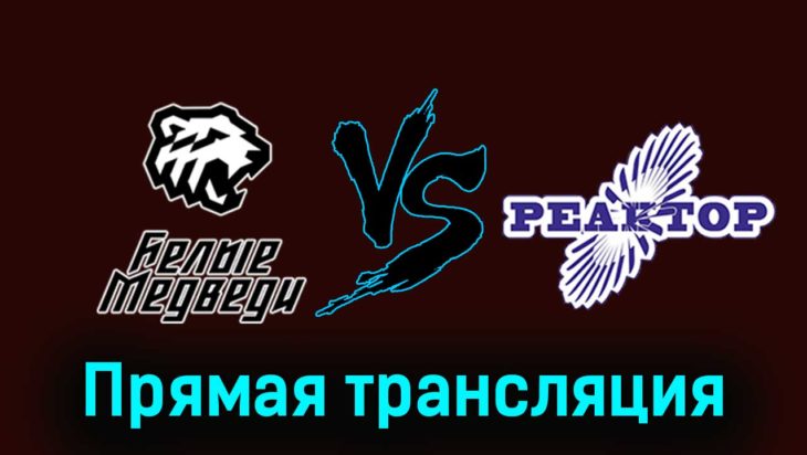Белые Медведи — Реактор 6 декабря 2023 года прямая трансляция Белые Медведи — Реактор 6 декабря 2023 года прямая трансляция