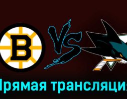 Бостон Брюинз — Сан-Хосе Шаркс 1 декабря 2023 года прямая трансляция