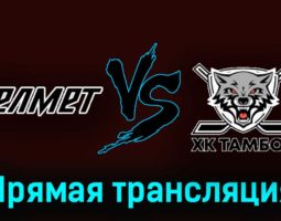 Челмет — ХК Тамбов 6 декабря 2023 года прямая трансляция