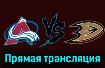 Колорадо Эвеланш — Анахайм Дакс 6 декабря 2023 года прямая трансляция
