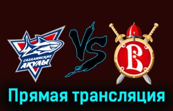 Сахалинские Акулы — Русские Витязи 6 декабря 2023 года прямая трансляция