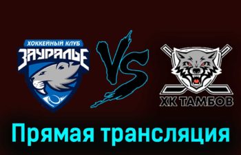 Зауралье — ХК Тамбов 8 декабря 2023 года прямая трансляция