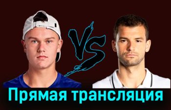 Хольгер Руне — Григор Димитров 7 января 2024 года прямая трансляция