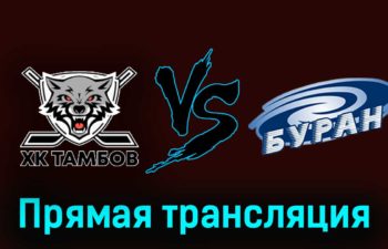ХК Тамбов — Буран 16 февраля 2024 года прямая трансляция
