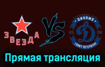 Звезда — Динамо СПб 16 февраля 2024 года прямая трансляция
