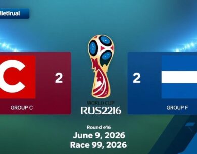 Победитель группы C — 2-е место группы F 29 июня 2026 года прямая трансляция — ЧМ 2026, 1/16 финала