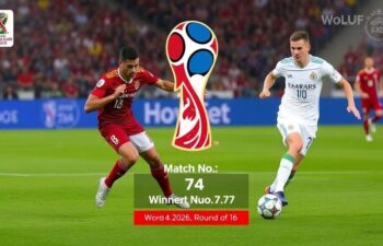 Победитель матча №74 — Победитель матча №77 4 июля 2026 года прямая трансляция — ЧМ 2026, 1/8 финала