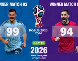 Победитель матча №93 — Победитель матча №94 10 июля 2026 года прямая трансляция — ЧМ 2026, 1/4 финала